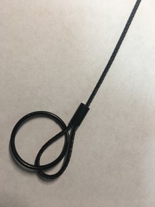 Cables <span class=keywords><strong>de</strong></span> Acero 7x19/7x7 con Recubrimiento <span class=keywords><strong>de</strong></span> Polvo Negro, Cable <span class=keywords><strong>de</strong></span> Alambre Galvanizado 7*19 para Escenarios y Cine, 1000 pies/rollo - Product Image 3