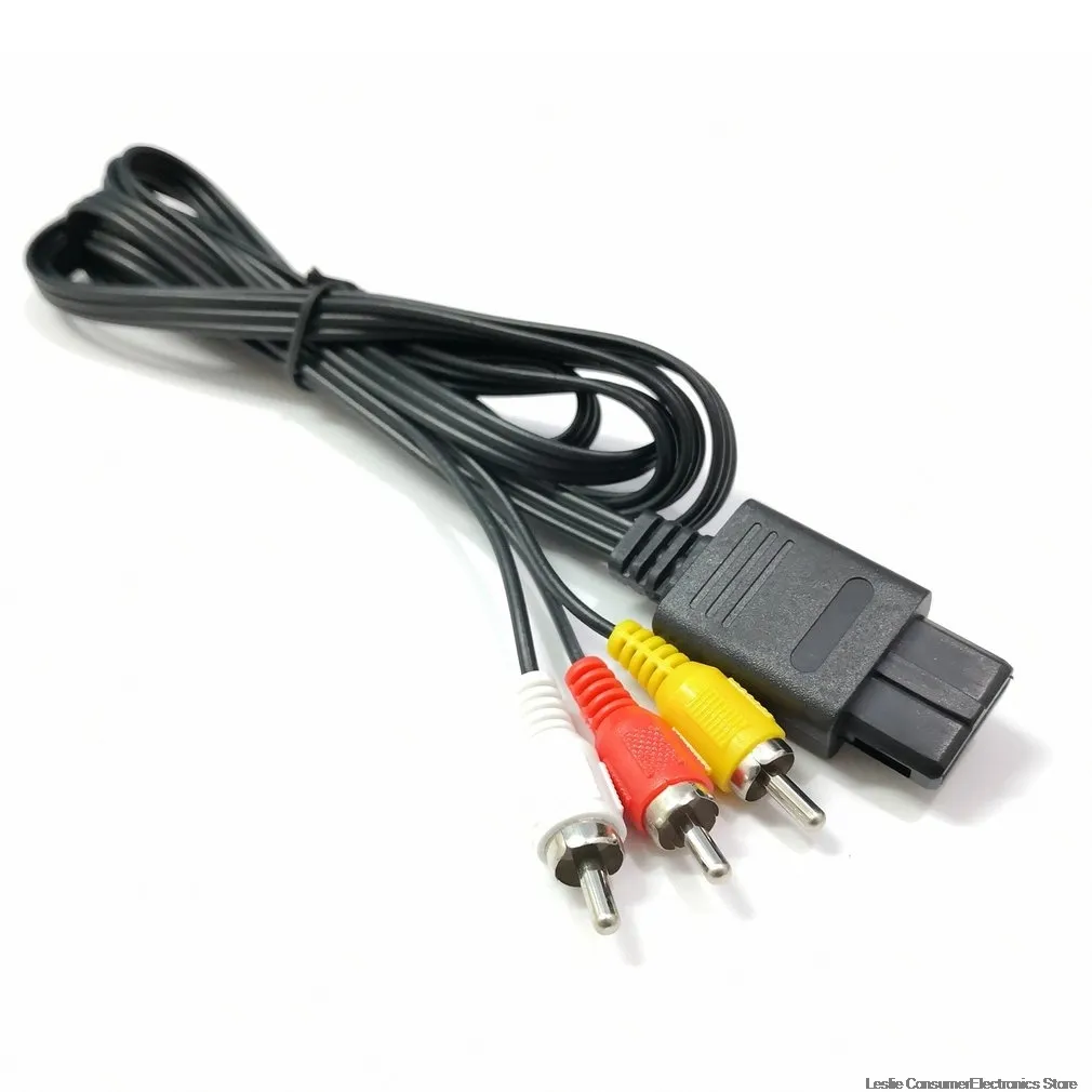 1,8 M Audio-TV-Video kabel AV-Kabel zu Cinch für Super Nintendo GameCube N64 SNES GC-Konsolen zubehör