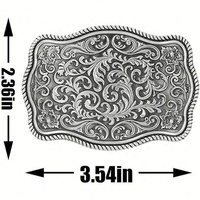 Boucle de ceinture western personnalisée en argent antique pour hommes en relief 3d pour hommes nouveauté vintage grande boucle de ceinture faite à la main