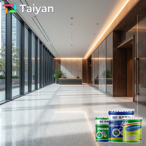 Sustainable Epoxy Colored Quartz Self-Leveling <strong>Floor</strong> Coating Color Sand Self Leveling <strong>Floor</strong> <strong>Paint</strong> for <strong>Green</strong> Commercial - Product Image 4