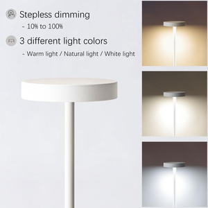 Creative Led Table <b>Lamp</b> Cordless Desk <b>Lamps</b> Rechargeable Portable Restaurant Luxury Modern Romantic Dinner Light Table Desk <b>Lamp</b> - Product Image 4