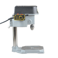 Mini perceuse de table électrique 340W avec vitesse de 12000 tr/min, base en fonte pour le perçage du bois