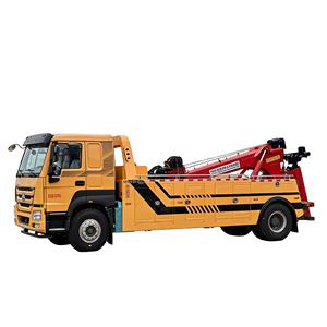 <span class=keywords><strong>Camion</strong></span> de remorquage intégré Howo 16 tonnes 400 CV avec grue et deux treuils, dépanneuse robuste pour services de dépannage routier et de remorquage - Product Image 1
