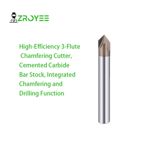 Customizable HRC55/58 Tungsten Carbide End Milling Cutter Set AlTin Coating Chamfering CNC <strong>Tool</strong> OEM/ODM 3 Flutes 10-12 Helix - Product Image 4