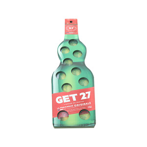 Plateau porte-bouteilles en verre en forme de bouteille de vin avec plusieurs compartiments pour bar et KTV, support de rangement en bois durable - Product Image 4