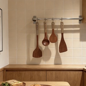Wooden Spatula Set 5 Pieces Food Grade Cooking Utensils For Kitchen Use - Product Image 3