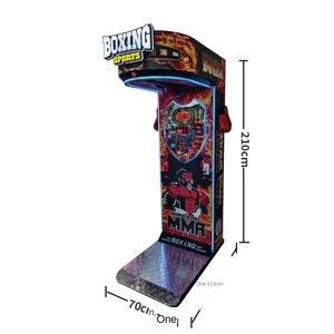 Machine de frappe de boxe en bois de qualité supérieure, jeu d'arcade commercial de divertissement, double joueur - Product Image 6