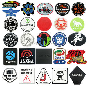 Parches de Fieltro de PVC Ecológicos para Prendas, Lentejuelas 3D Personalizadas con Diseño de Dios, Muerte, Fantasma, Grito, con Gancho y Bucle, Parches de Goma 3D para Brazalete - Product Image 4