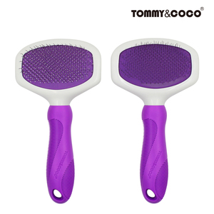 Custom Sticky Ball Protect Bristles Dog and Cat Hair Grooming Slicker Brush - Product Image 3