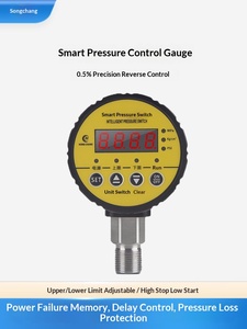 Manomètre électronique intelligent à affichage numérique HC-810 en matériau PE pour pompe à vide, compresseur d'<span class=keywords><strong>air</strong></span>, pression pneumatique - Product Image 4