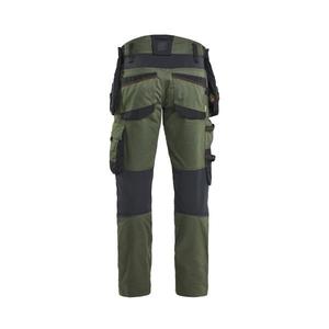 BLAKLADER - 197011494240C56 Pantalones artesanos en verde bosque elástico de 2 vías/Rust-PANTALONES DE TRABAJO EAN 7330509950715 - Product Image 2