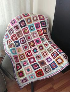 Manta <span class=keywords><strong>de</strong></span> <span class=keywords><strong>ganchillo</strong></span> suave para sofá, cubrecama cuadrado <span class=keywords><strong>de</strong></span> la abuela, <span class=keywords><strong>de</strong></span> punto <span class=keywords><strong>de</strong></span> retales, W5302, novedad <span class=keywords><strong>de</strong></span> 2023 - Product Image 4