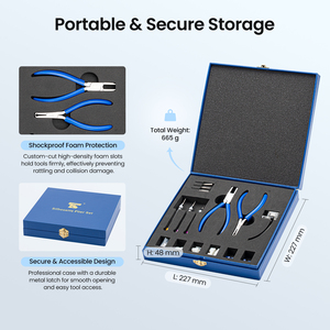 Professional Eyeglasses <b>Plier</b> <b>Set</b> Glasses Frames Optical Tools Repair Kit Hand Adjusting <b>Pliers</b> Multi Function 3T-B01D - Product Image 6