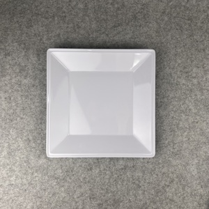 10,25 pulgadas Hotel <span class=keywords><strong>melamina</strong></span> cuadrado banquete cantina restaurante plato para servir buena calidad 100% <span class=keywords><strong>melamina</strong></span> BPA libre - Product Image 2