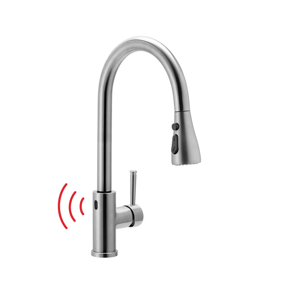 Smart 3 Way Spray Sanitary Ware Kitchen Faucet Mixer Tap Stainless Steel Faucet for Home Kitchen