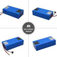 Batterie de scooter électrique personnalisée 36V 48V 52V 60V 72V 13Ah 20Ah 30Ah 40Ah, pack de batteries lithium-ion avec chargeur