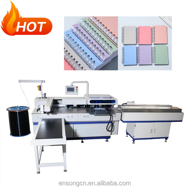 Automatic Single Spiral Forming Punching and Binding Machine Notebook Making Machine