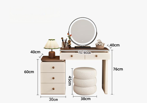 Cómoda Moderna para Dormitorio, Mueble de Almacenamiento Minimalista, Tocador de Una Pieza, Pequeño, Estilo Simple para el Hogar, Estilo <span class=keywords><strong>Netflix</strong></span> - Product Image 3