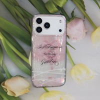 Coque de téléphone holographique irisée avec joli nœud, papillons et fleurs, grande fenêtre de protection pour iPhone 17 Samsung Redmi
