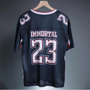 Nuevo diseño de ropa de fútbol americano, logotipo personalizado de fábrica, venta al por mayor, sublimación, camisetas de fútbol americano de secado rápido para hombres - Product Image 2