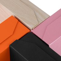 Boîte en carton rigide avec impression de logo personnalisé Boîte magnétique pliable Ensemble de boîte-cadeau de qualité supérieure
