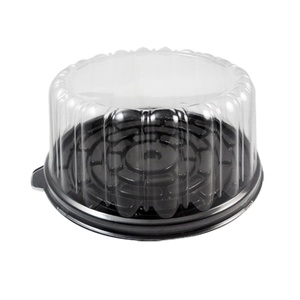Contenedor Transparente Triangular de Plástico PET Marca Zhongxing para Rebanadas de Pastel, Pizza, Pan y Otros Alimentos, Desechable - Product Image 1