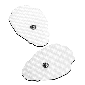 Electrodos de <span class=keywords><strong>Hidrogel</strong></span> Konmed KM801 TENS EMS (4.5x7.5cm) con Desinfección por Infrarrojos Lejanos, Blancos, con Broche a Presión, Consumibles Médicos - Product Image 1