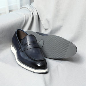 New <b>style</b> fashionable casual men's leather <b>shoes</b> with breathable design for outdoor <b>walking</b> and anti-slip leather for men - Product Image 3