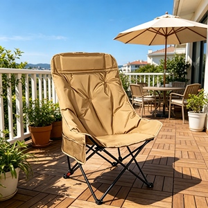Chaise de <span class=keywords><strong>camping</strong></span> pliable portable avec auvent solaire amovible, chaise zéro gravité en maille pour les zones extérieures en plein <span class=keywords><strong>soleil</strong></span> - Product Image 1