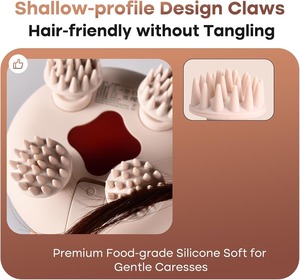 Masseur chauffant du cuir chevelu, la tension disparaît. Découvrez une relaxation profonde avec notre masseur électrique du cuir chevelu - Product Image 6