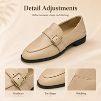 Vente directe d'usine, chaussures en cuir véritable de haute qualité, design unique, mocassins décontractés personnalisés