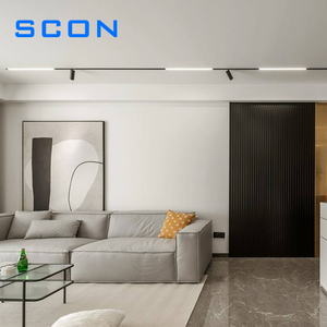 Sistema de riel de pista magnética SCON, lámparas de pie de enfoque ajustable Led, iluminación interior, luz comercial, alta GRI de SC-XTD238 - Product Image 6