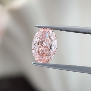 2ct หินวงรีสุดสวยสุดหรูได้รับการรับรองจาก VVS vvvd HPHT <span class=keywords><strong>herry</strong></span> Blossom lossom Pink Diamond - Product Image 1