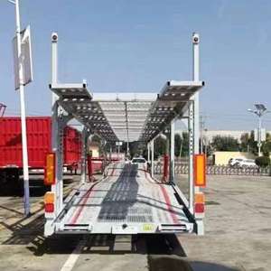 Remolque de Plataforma Hidráulico de 2/3 Ejes para 10-12 Autos / Remolque Portacoches para Camión - Product Image 1