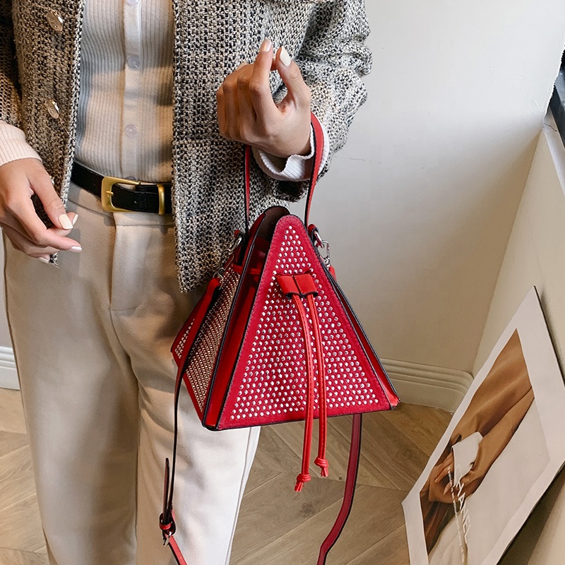 バッグ TRIANGLE PROJECT handbag TRIANGLE PROJECT The Wool Hobo Bag