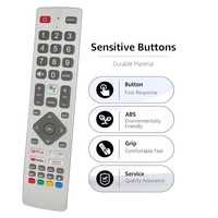 Nouvelle télécommande IR / vocale RMC0133 adaptée aux téléviseurs Sharp SHW/RMC/0133 SHWRMC0133