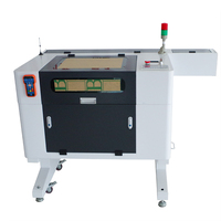 60x40 co2 máquina de corte de gravura a laser para papel de madeira acrílica