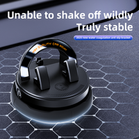 Support de téléphone de voiture personnalisé avec logo, exquis et compact, stabilisateur de tableau de bord, support de téléphone portable flexible et portable