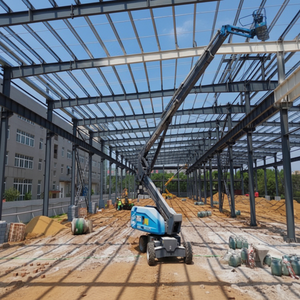 โกดังเหล็กสำเร็จรูปและอาคารโรงงานขนาด 120x60 เมตร สำหรับศูนย์กระจายสินค้าโลจิสติกส์พร้อมระบบการทำงานที่มีประสิทธิภาพ - Product Image 1