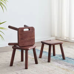 Taburete Otomano Multifuncional de Madera Maciza Ecológica para Sala de Estar, Dormitorio, Hotel, Apartamento, Banco para Ponerse los Zapatos - Product Image 1