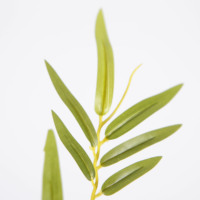 Plante artificielle en bambou de 140 cm, feuilles de bambou artificielles, branche de feuilles artificielles pour la décoration intérieure, le bureau, l'hôtel