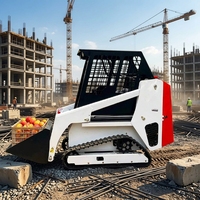 Mini-chargeuse sur chenilles Kubota EPA CE, chargeuse compacte sur chenilles, petite chargeuse sur chenilles avec auvent