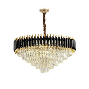 Venta directa de fábrica para <span class=keywords><strong>Amazon</strong></span> Export K9 Crystal Luxury Chandelier Altura ajustable para sala de estar Restaurante Comedor Vidrio - Product Image 5
