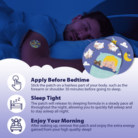 Patch de nuit réparateur aux huiles essentielles – Produits ménagers polyvalents pour un meilleur sommeil, une relaxation musculaire rapide et le soulagement du stress