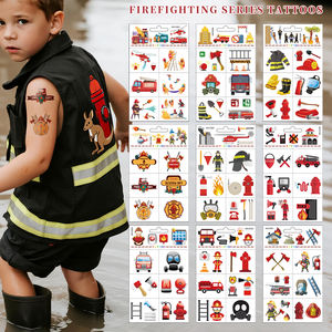 Adesivi per Finestre con Tatuaggi Educativi per Bambini, Impermeabili, Design Cartoon, Decorazioni Temporanee per Feste e Vacanze - Product Image 1