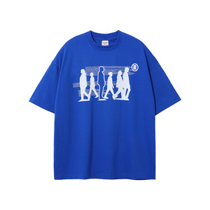 Camiseta Oversize para Hombre, Impresión Digital Directa, Camiseta Holgada de Algodón Pesado, Camiseta con Serigrafía, Ropa Hombre - Product Image 5