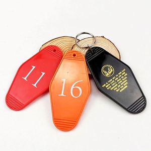 Porte-clés Rétro Motel Tendance, Personnalisable, Impression Double Face, Idéal pour Hôtels - Product Image 6