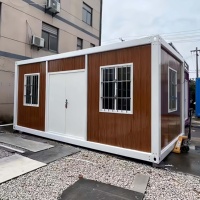 Petite Capsule Hôtelière Modulaire Moderne Portable pour Espaces Restreints – Villa Extérieure Mobile en Panneaux Sandwich d'Acier de Haute Qualité – Maisons Conteneurs