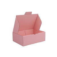 Vêtements cosmétiques personnalisés de bonne qualité boîte d'expédition postale colorée pliable en carton ondulé pour cadeau