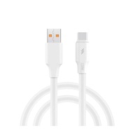 Kabel Data Pengisian Daya Super Cepat 120W PVC Tebal Python 6A untuk Konektor Type-C Micro USB Kabel Pengisian Cepat MOQ Rendah